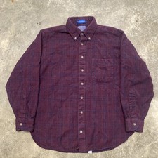 70s/80s Sir Pendleton Country Traditionals Wool Plaid Shirt Vintage Tagged Large