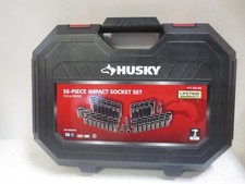 Husky 12 Drive Impact Socket Set 56pc Set 1012 206 668
