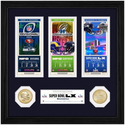 Seattle Seahawks Road to Super Bowl LV Ticket Coin Bild