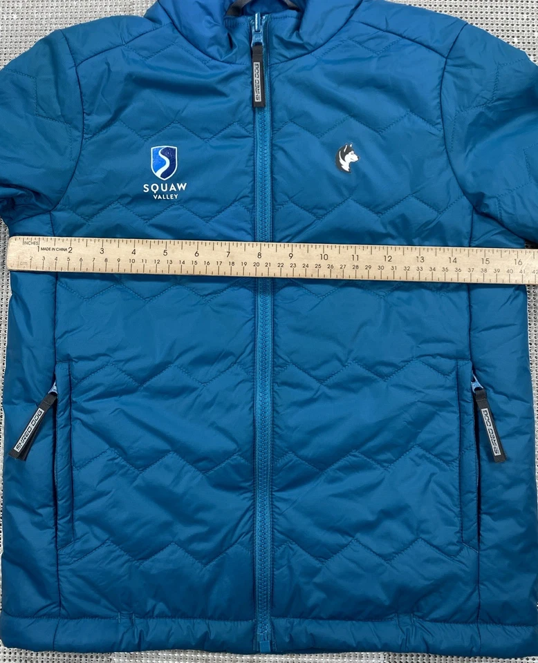 Chaqueta Shred Dog Thinsulate Cremallera Completa Azul Mangas Ajustables Niños Talla 8 Foto 3 de 4