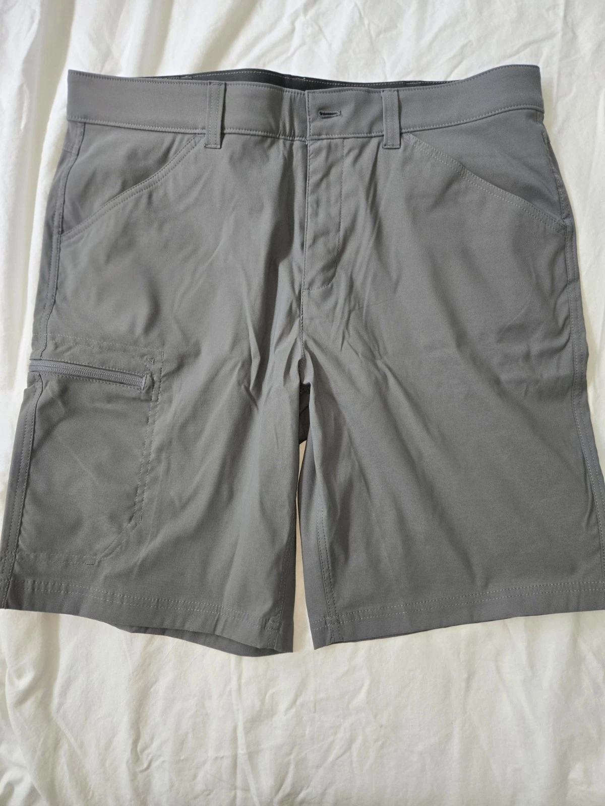 Eddie Bauer Tech Shorts Mens 36x10 Light Gray Outdoor Hiking
Opens in a new window or tab