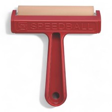 4-inch Soft Rubber Brayer Roller for Block Printing