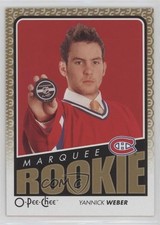 2009-10 O-Pee-Chee Marquee Rookies Yannick Weber #501 e6j