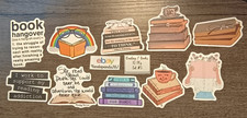 Reading - Books - Colorful - Stickers Lot 5 - 10 pcs. Sticker sizes are mixed 