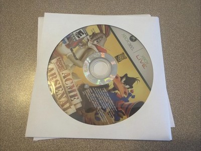 Looney Tunes: Acme Arsenal (Microsoft Xbox 360, 2007) TESTED. Disc Only.