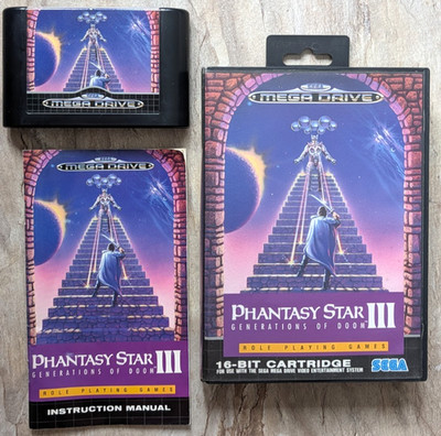Phantasy Star 3 III Generations of Doom  - Mega Drive Spiel - MEGADRIVE