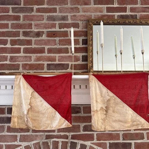 WW2 US Army Signal Corps Flag Kit American Military World War Antique