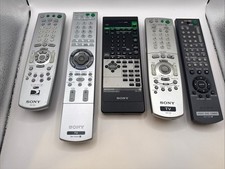 Mixed Lot Of 5 Sony Remotes. All Tested