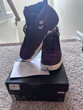 Air Jordan 12 Retro BG Bordeaux Sail Metallic Silver GS Size 7Y 153265-617