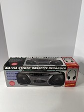 Lenoxx Sound CT-731 Boom Box Stereo Radio Cassette Recorder Tested Works Vintage