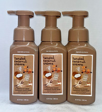 3 Toasted Coconut Creme Gentle Foaming Hand Soap Bath Body Works 8.75 fl oz