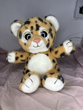 Keel Toys Sprkle Eyes Leopard Plush Soft Toy Stuffed Animal