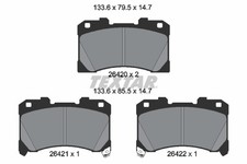 BREMSBELAGSATZ FÜR YARIS ( P21 , PA1 , PH1 ) - TEXTAR 2642001