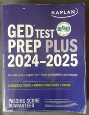 Kaplan GED Test Prep Plus 2024-2025 Test Prep...