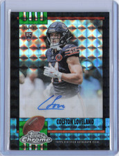 COLSTON LOVELAND 2025 Topps Chrome BLACK Geometric REFRACTOR AUTO #/10