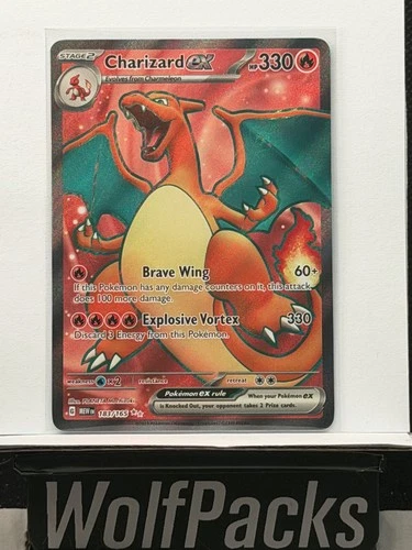 Pokemon Scarlet & Violet 151 MEW EN - Charizard ex 183/165 Ultra Rare Holo