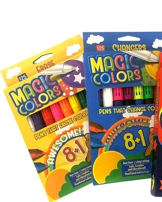 Brand Magic Colors Non-Toxic, Long Lasting for Kids (2 pack)