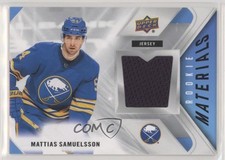 2021-22 Upper Deck Series 2 Rookie Materials Mattias Samuelsson #RM-MS 0z7q