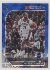 2019 Panini NBA Hoops Premium Stock Blue Cracked Ice Prizm Wilson Chandler 04ow