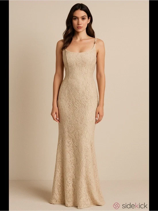 chocolate brown floor length dress MORANA evening_gown Zipper closure Lining Color:Ivory (Recommend) Royal Blue Quinceanera Dresses