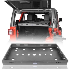 Interior Rear Cargo Basket Luggage Management Rack Compatible with Jeep Wrangler