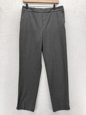 Banana Republic Hayden Dress Pants Womens 10 Gray Tapered Pull On Stretch Career