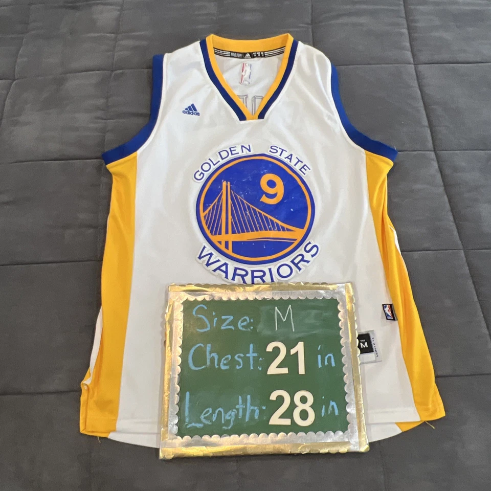 Camiseta Golden State WARRIORS #9 Iguodala Adidas Mediana Swingman Blanca Hogar Foto 2 de 4