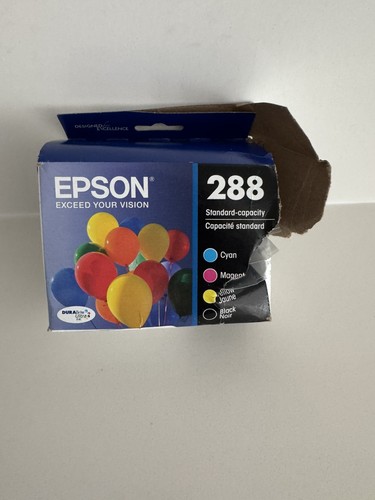 4pk Genuine Epson 288XL BLack & Color Ink XP330 XP430 XP434 XP435 XP446 - Picture 5 of 13