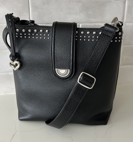 Brighton Pretty Tough Townsend Black Bucket Bag $510 NWT ~Your Best Accessory 🖤