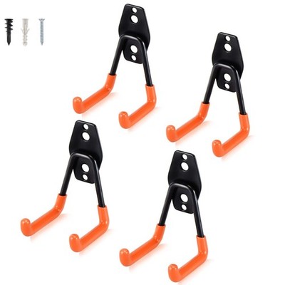 Heavy Duty Steel Garage Storage Hooks, Utility Tool Hangers and Combinable Wa...