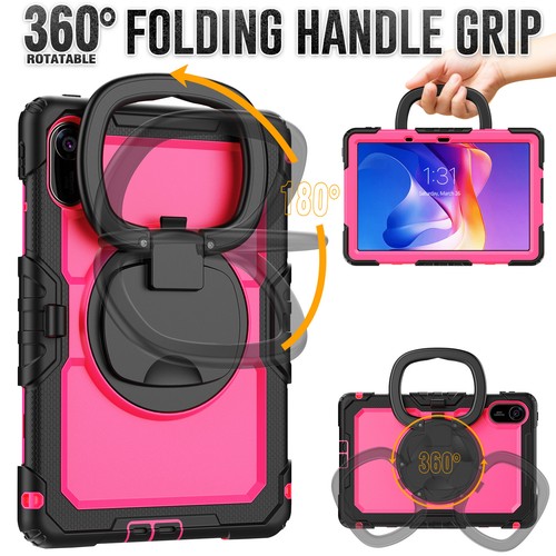For Xiaomi Redmi Pad 2 11-inch 2025 Rotation Handle Stand Shockproof Rugged Case - Picture 89 of 153