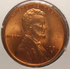 USA, 1954-D Lincoln Cent, KM132, Red BU, NR, 1-13