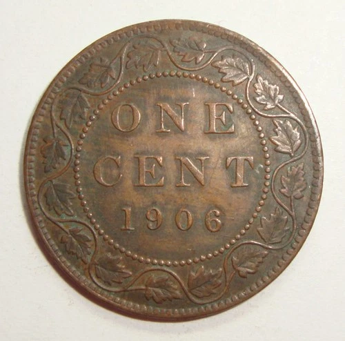 1906 Canada Large Cent — photo from the most recent tracked eBay sale