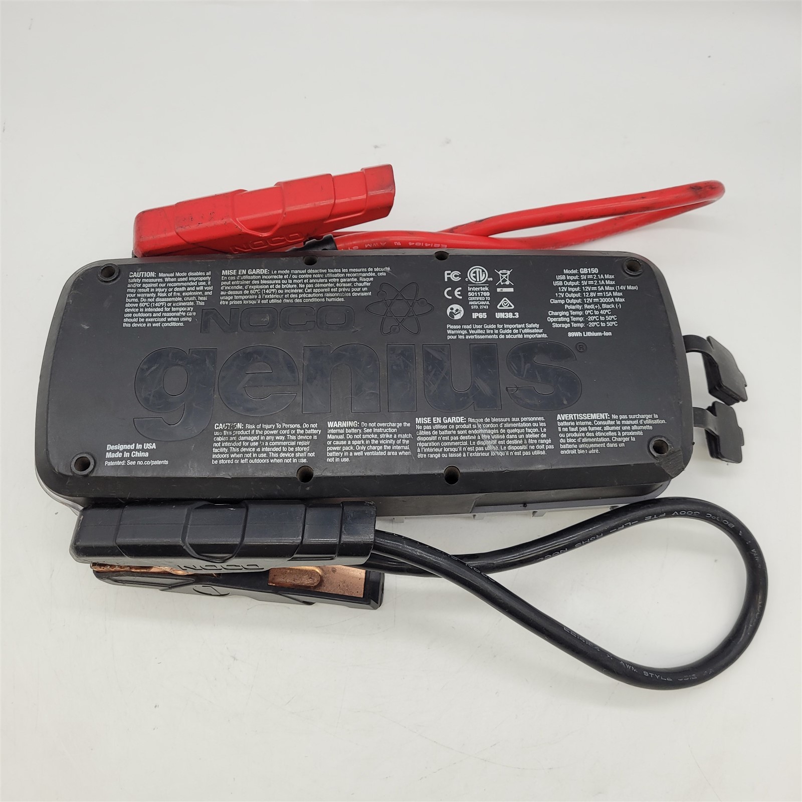 NOCO Boost GB150 3000A UltraSafe Jump Starter 12V, 9.0L Gas/7.0L Diesel ...