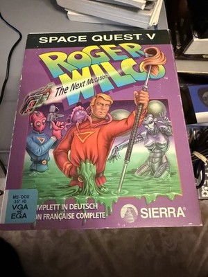 PC Spiel Space Quest V 5 Roger Wilco The Next Mutation 3.5 DOS Big Box