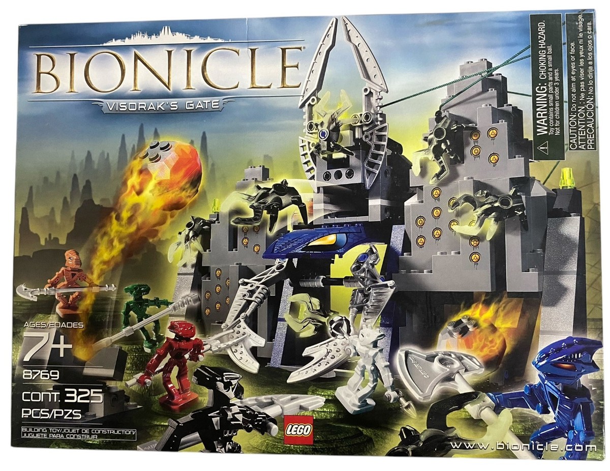 LEGO 8769 Bionicle Visorak's Gate w Toa Hordika & Visorak NEW