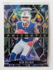 2024 Panini Prizm Keon Coleman Prizmatic Green Prizm RC #15 Buffalo Bills