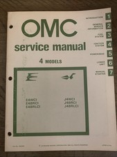 1981 OMC Service Manual 4 Models Evinrude Johnson Outboard Repair 392069