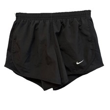 Nike Dri-FIT Kids Girls Black Running Shorts Athletic Gym Sportswear Medium