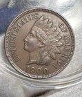 1900 Indian Head Cent Penny AU About Uncirculated 4 Diamonds