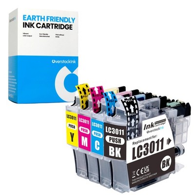 4-Pack OSI Compatible LC3011 Ink Cartridges Combo fits Brother MFC-J890DW J895DW