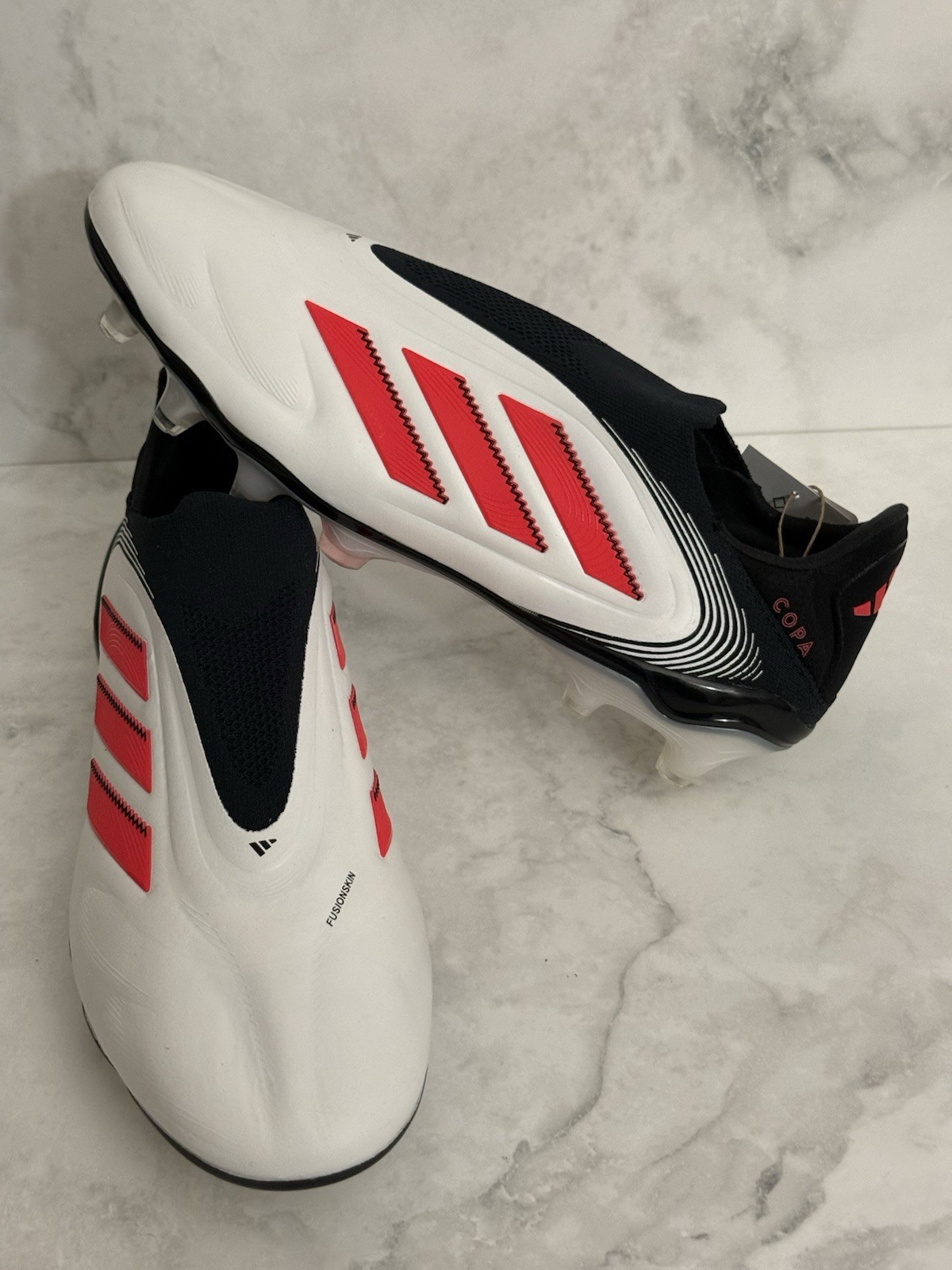 Adidas Copa Pure 3 Elite FG Laceless Soccer Cleats White IH0076 Men’s Size 6.5 thumbnail 3