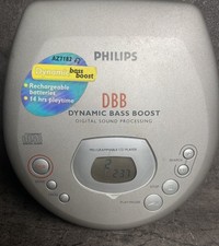 Philips AZ7182 Tragbarer CD Player Vintage Discman Walkman Style