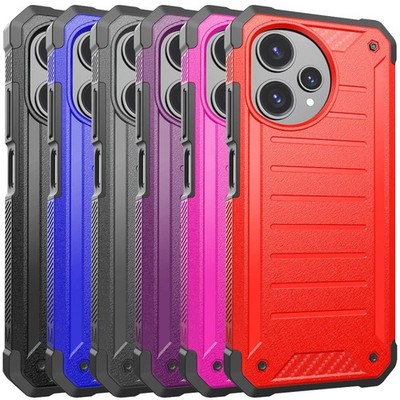 For AT&T Verge 2 (2026) Phone Case Tough Lined Hybrid Protection +Tempered Glass