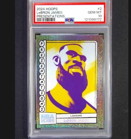 Panini LeBron James 10 Graded Basketball Sports Trading Cards