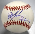 Doc Dwight Gooden Signed "86 WSC" Official Major League Baseball Autograph BAS