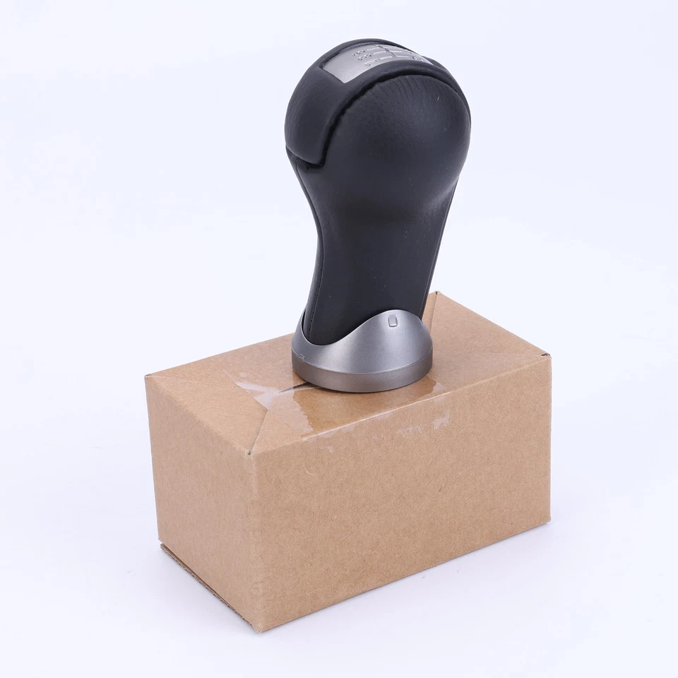 1x For NISSAN FAIRLADY Z Z33 350Z Silver Leather Shift 32865-CD00A Knob Lever Foto 3 de 4