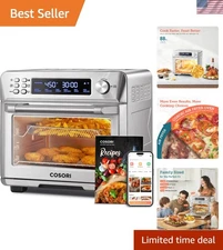 Smart 12-in-1 Air Fryer Toaster Oven Combo, Airfryer Convection Oven Countert...