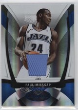 2009-10 Certified Mirror Blue Materials 24/25 Paul Millsap #50 e3v