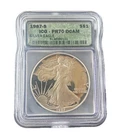 1987-S American Silver Eagle Proof                          DCAM PR70  ICG